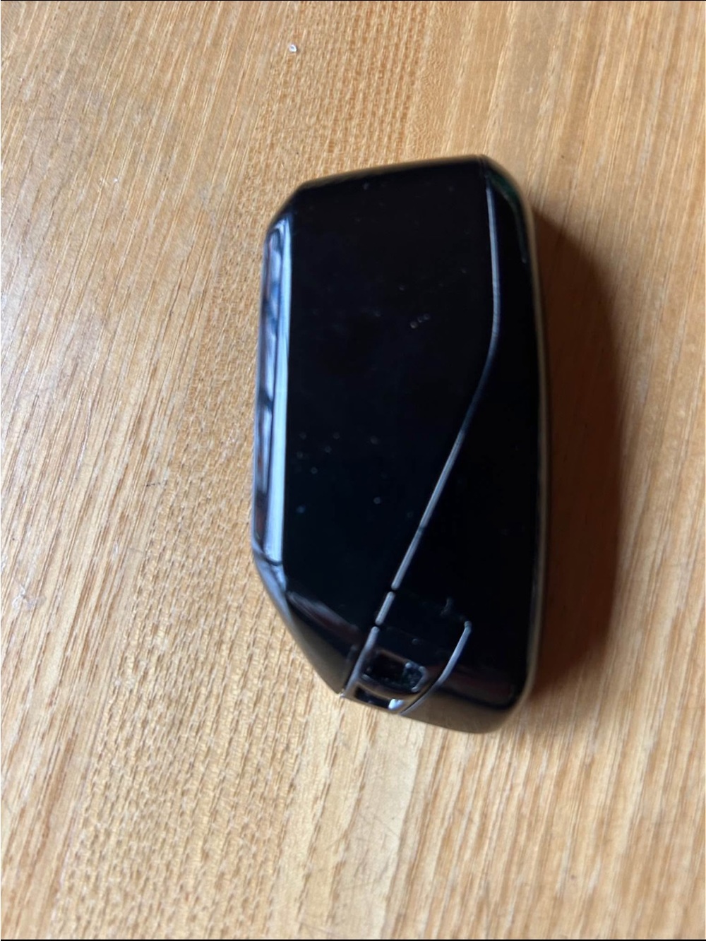 BMW Black Key Fob with Blue and Red Stripe - Picture 3 of 4